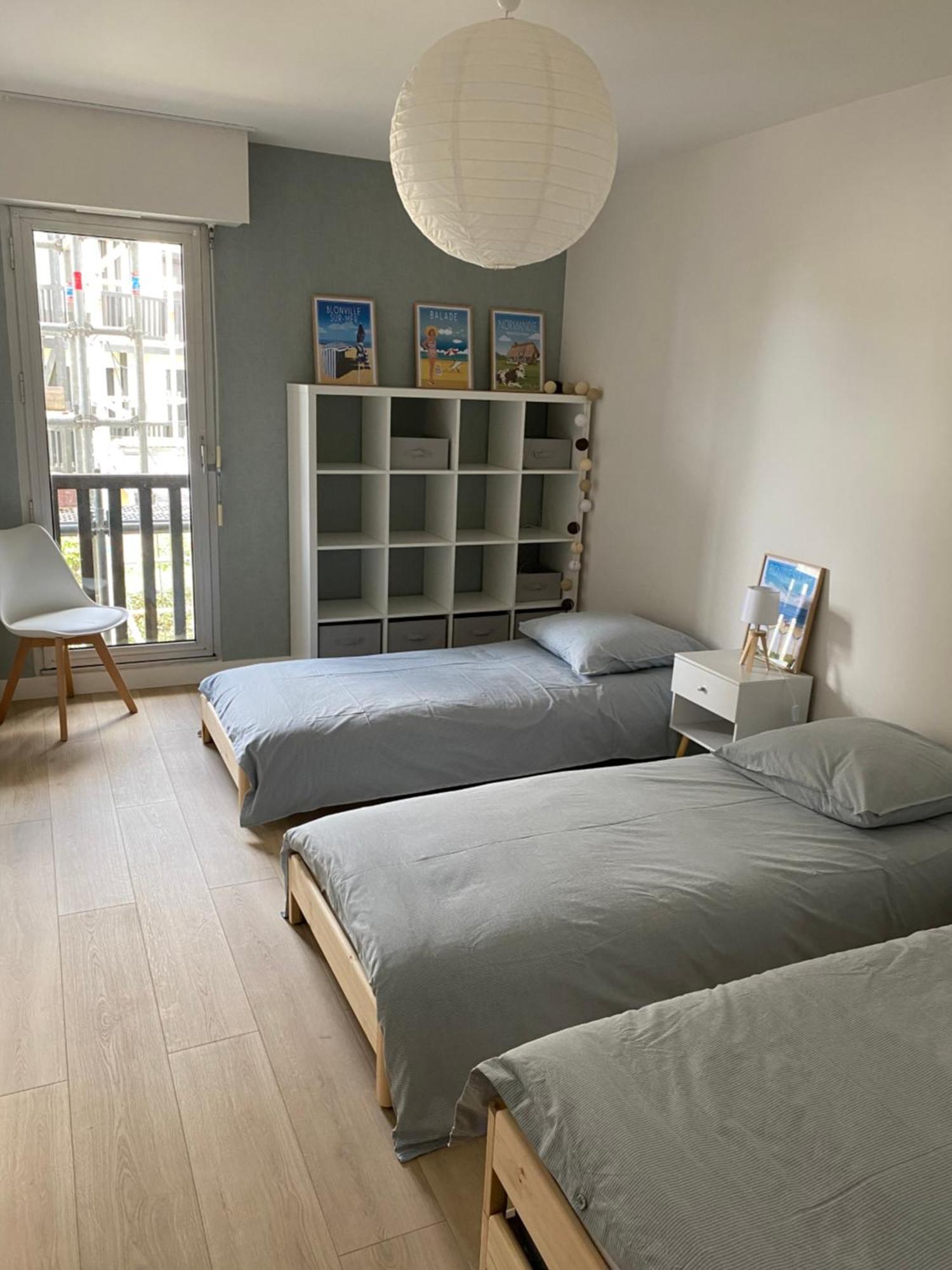 Appartement 65M2 Avec Balcon Vues Partielles Mer A 150M De La Plage Et Centre, Wifi Et Parking Prive Blonville-sur-Mer Εξωτερικό φωτογραφία